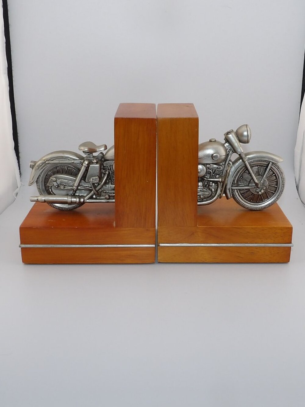 Harley Davidson Hallmark Bookends 1957 Sportster